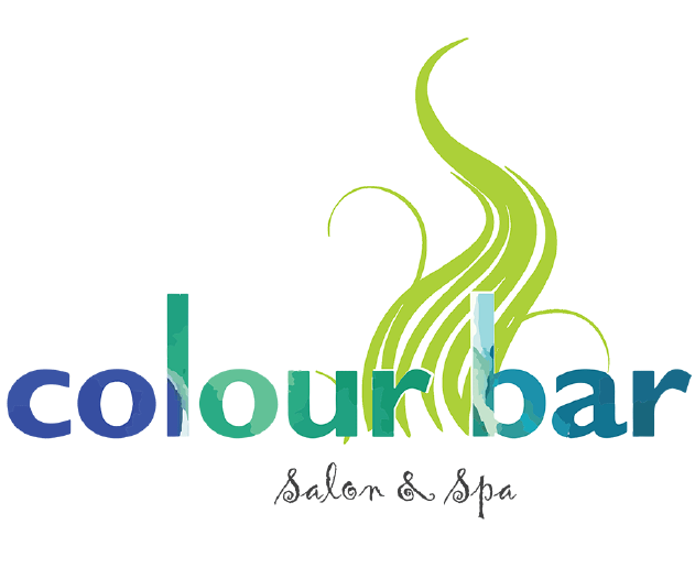 A logo for a salon and spa with a green and blue color scheme. AI generated content
