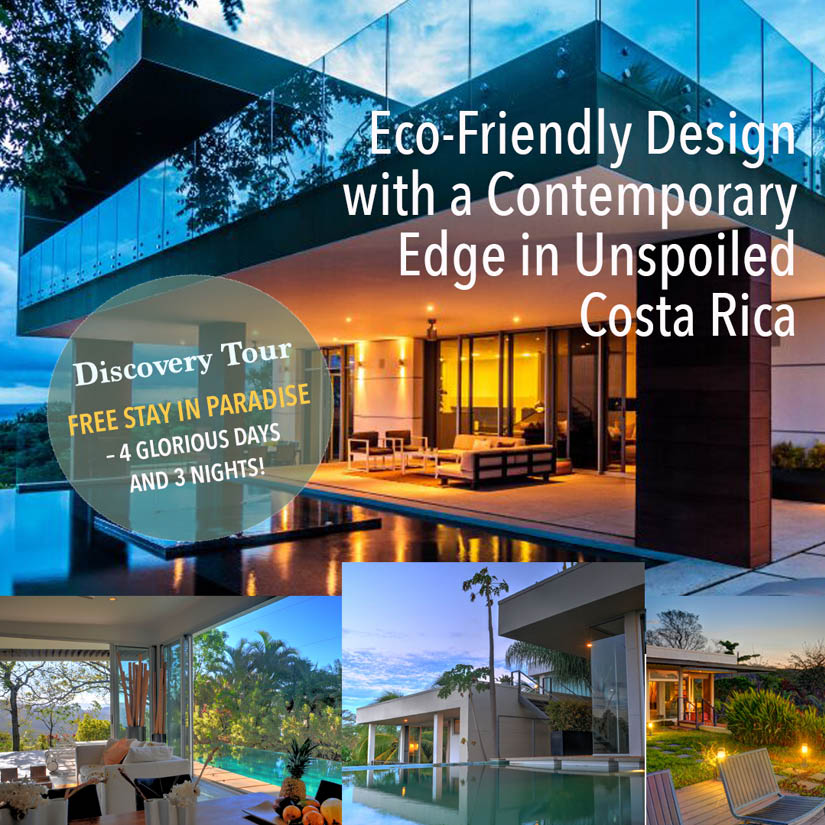 A modern, eco-friendly house in Costa Rica with a contemporary edge. AI generated content