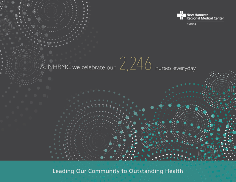 A poster celebrating 2464 nurses. AI generated content